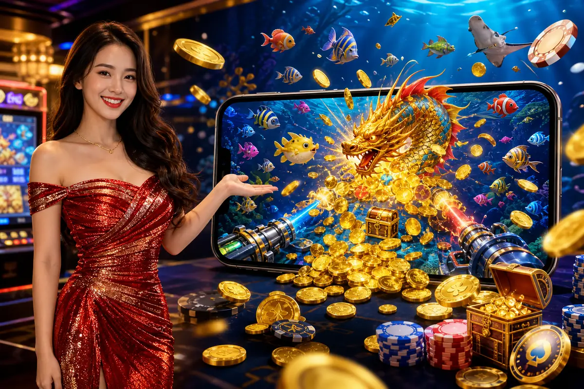 ecwon Casino meja live baccarat dealer langsung